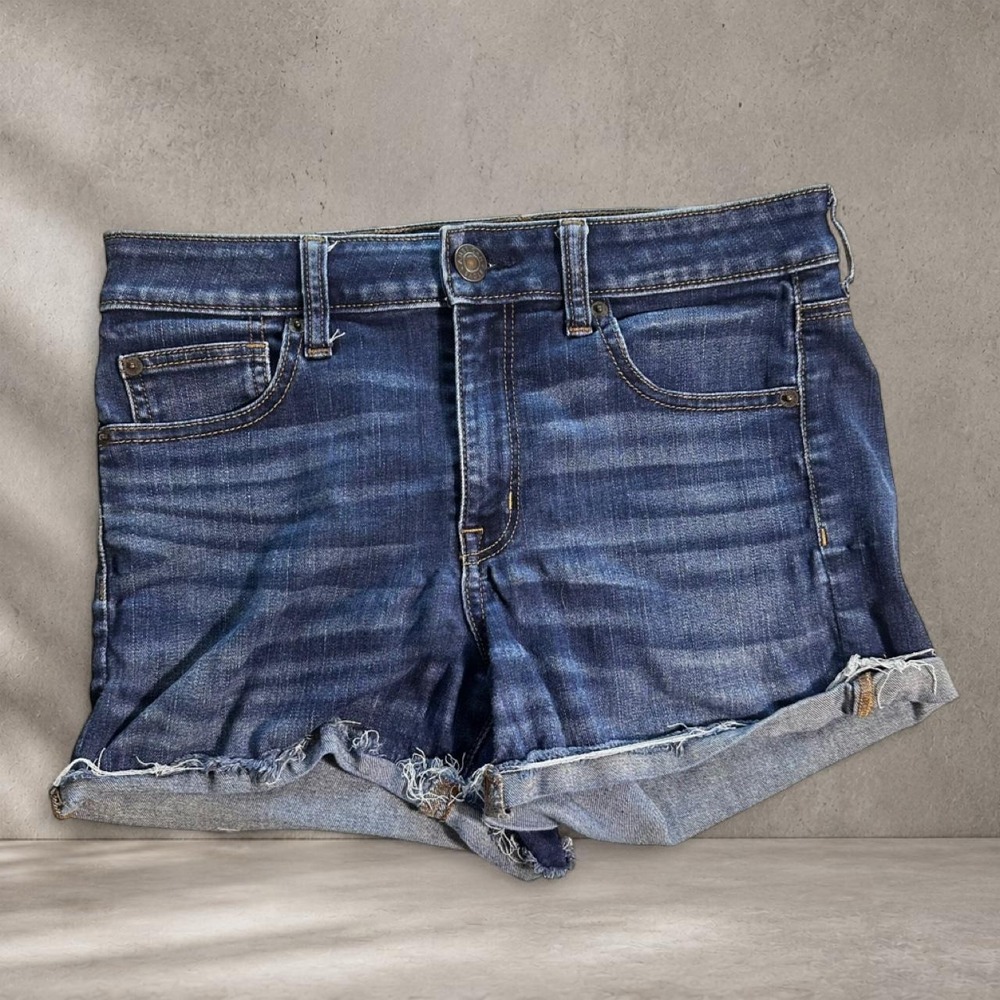 American Eagle Outfitters blue denim shorts